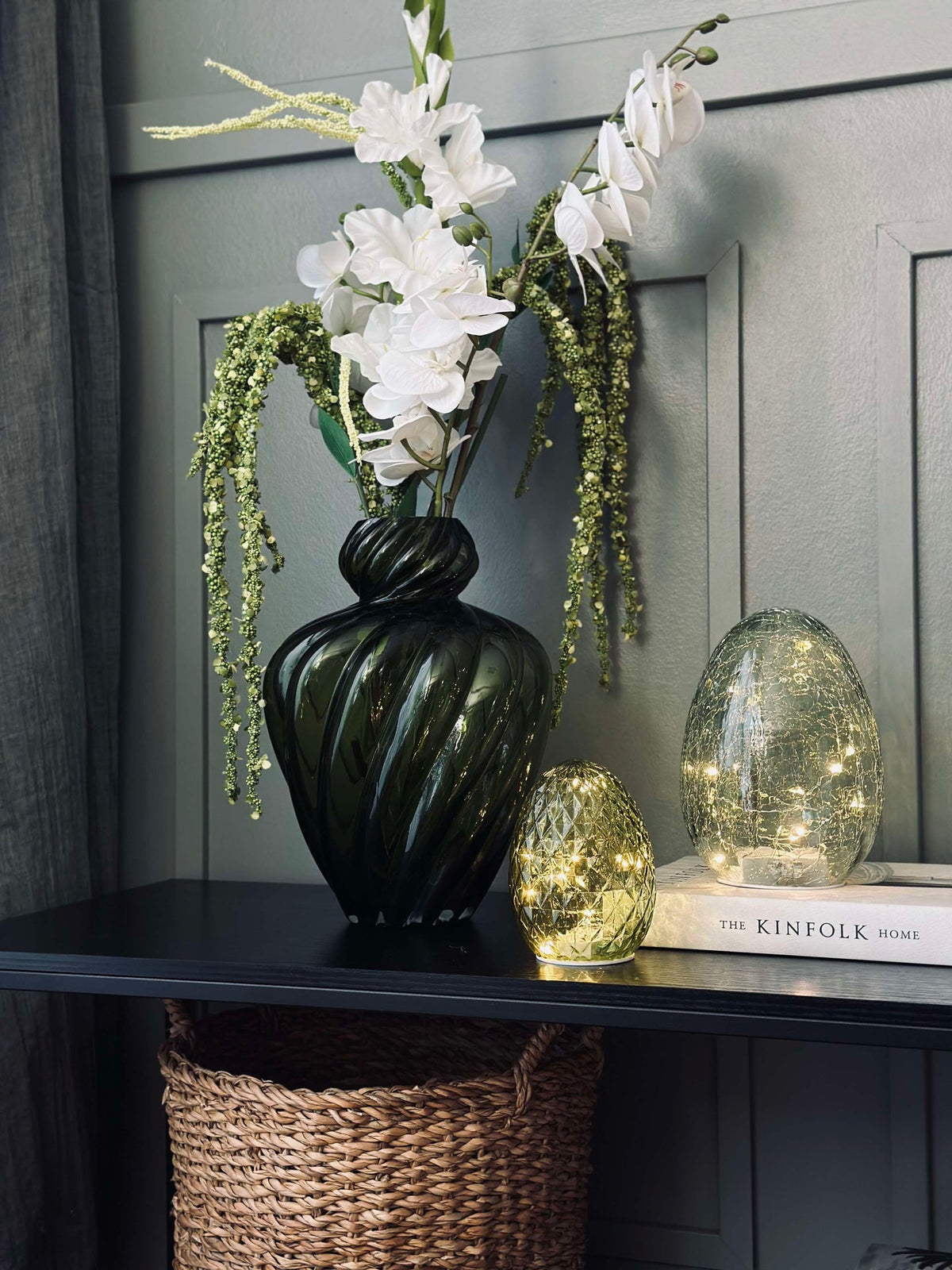 Lampe kule - Green diamond