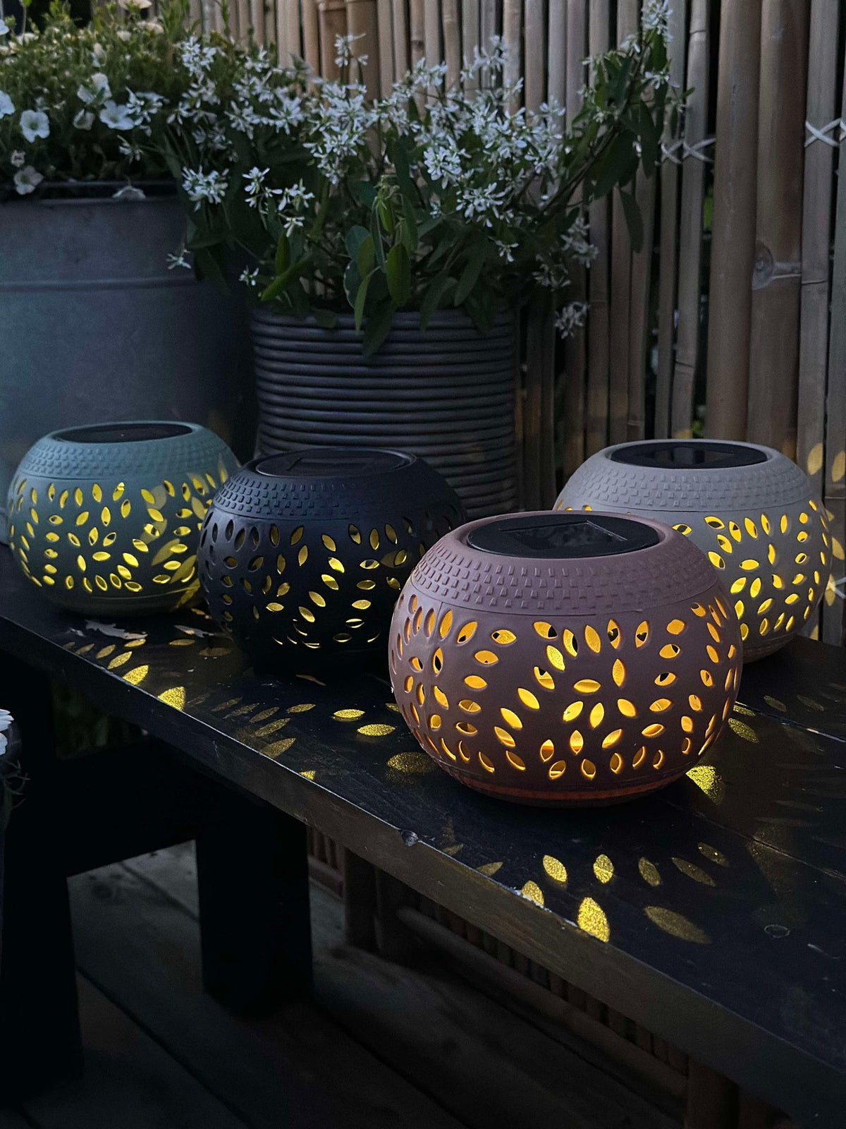 Lanterne FIONA Solar - Black