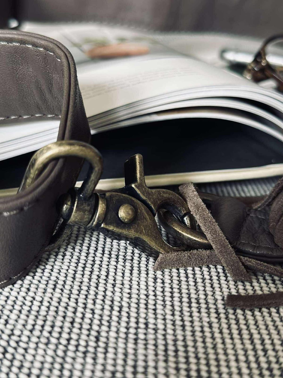 Bumbag med frynser - Deer brown