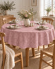 Duk JACQUARD dia 140cm - Rosa