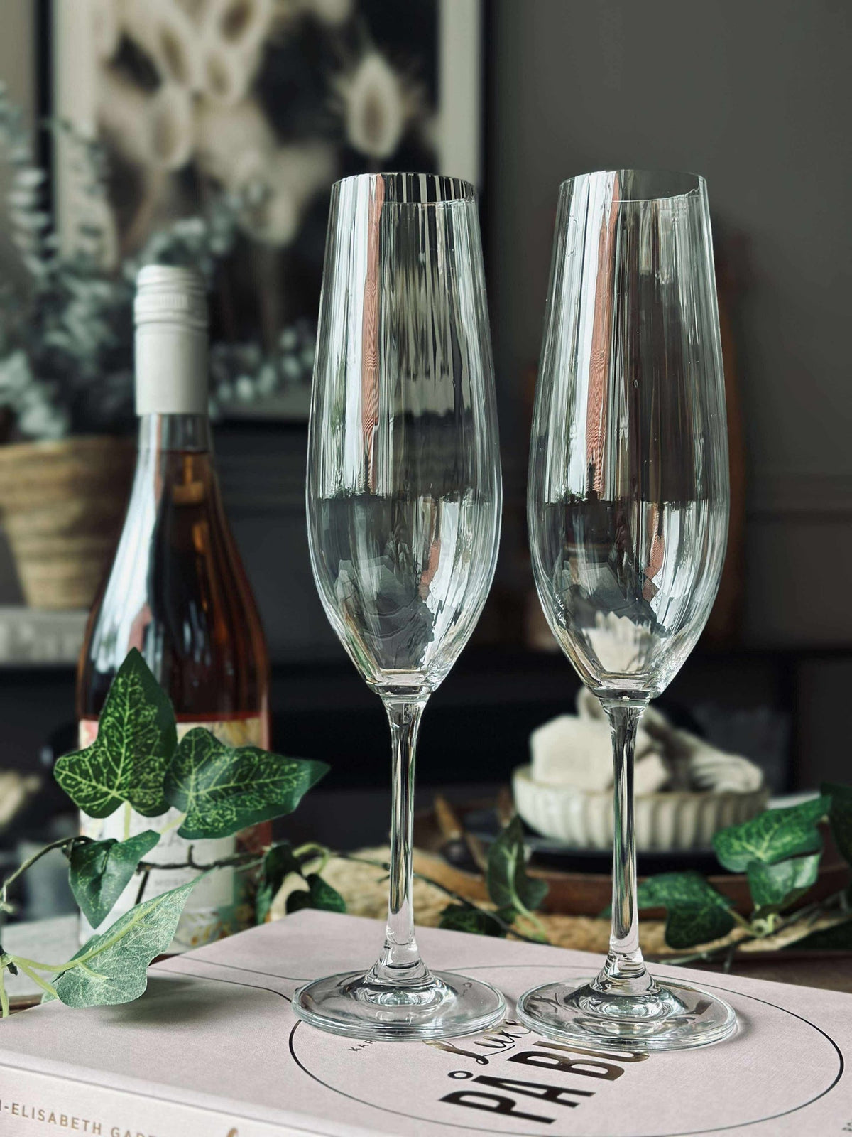 Champagneglass CRYSTAL, 2 stk
