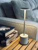LED bordlampe KELLY Krem - oppladbar