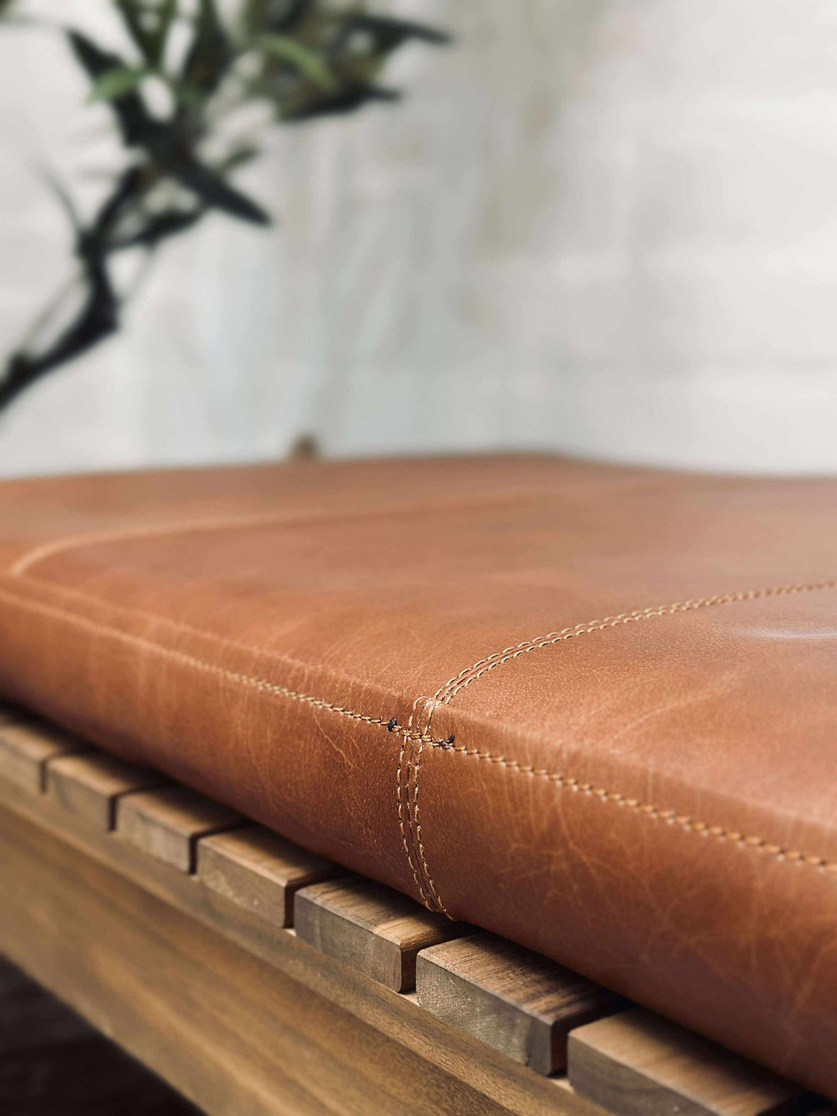 Hynde i lær Tokyo - 118cm Cognac