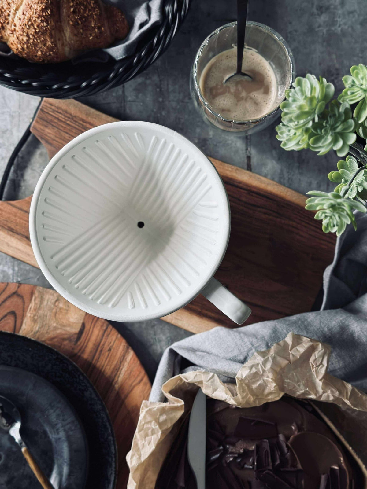 Kaffefilter i porselen