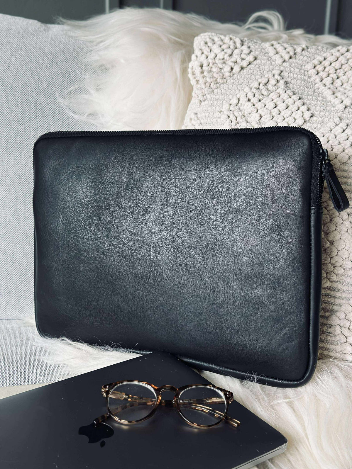 Laptop-sleeve - Svart / svart
