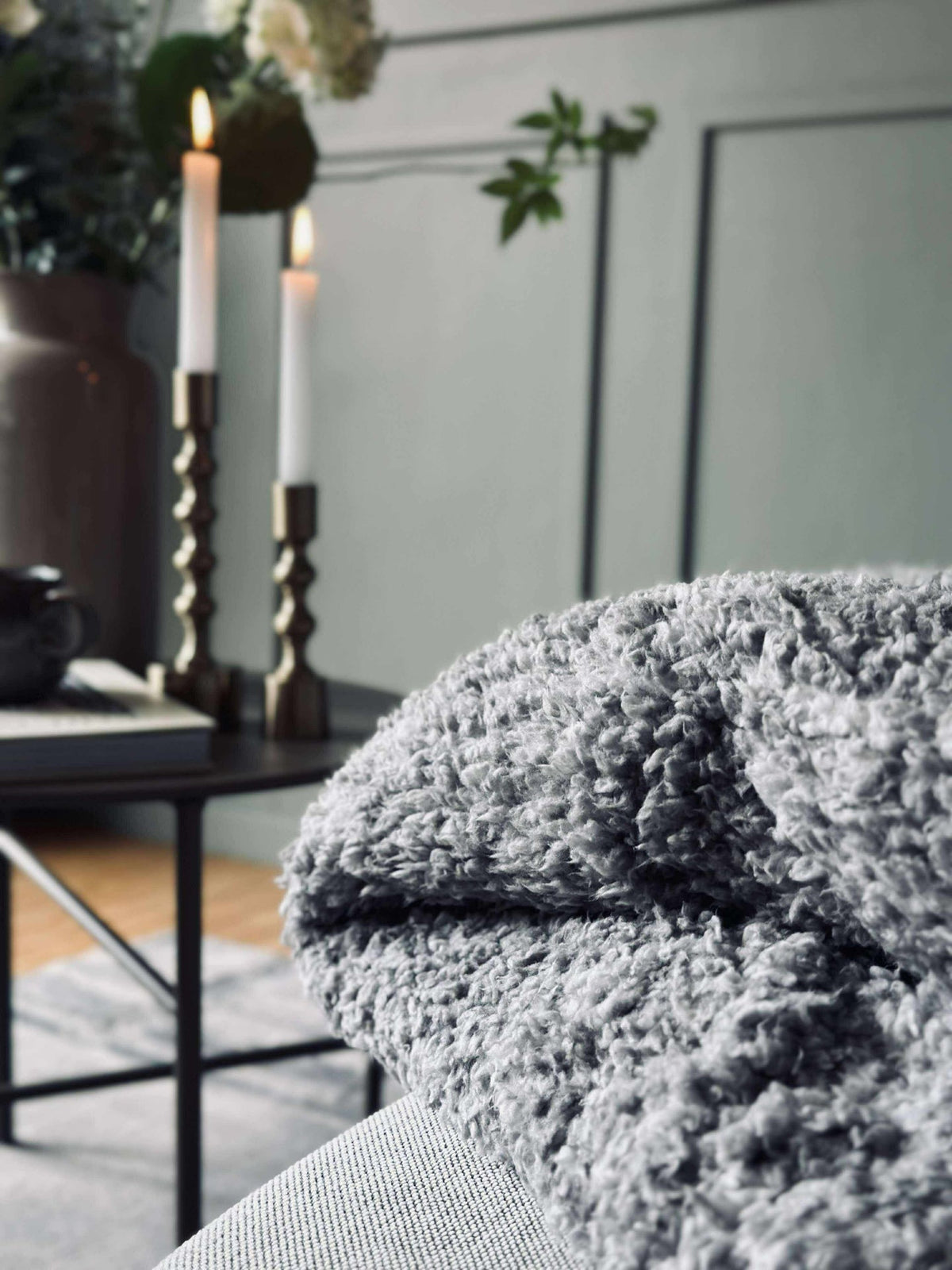Pledd 150x200cm - Grey ultra soft