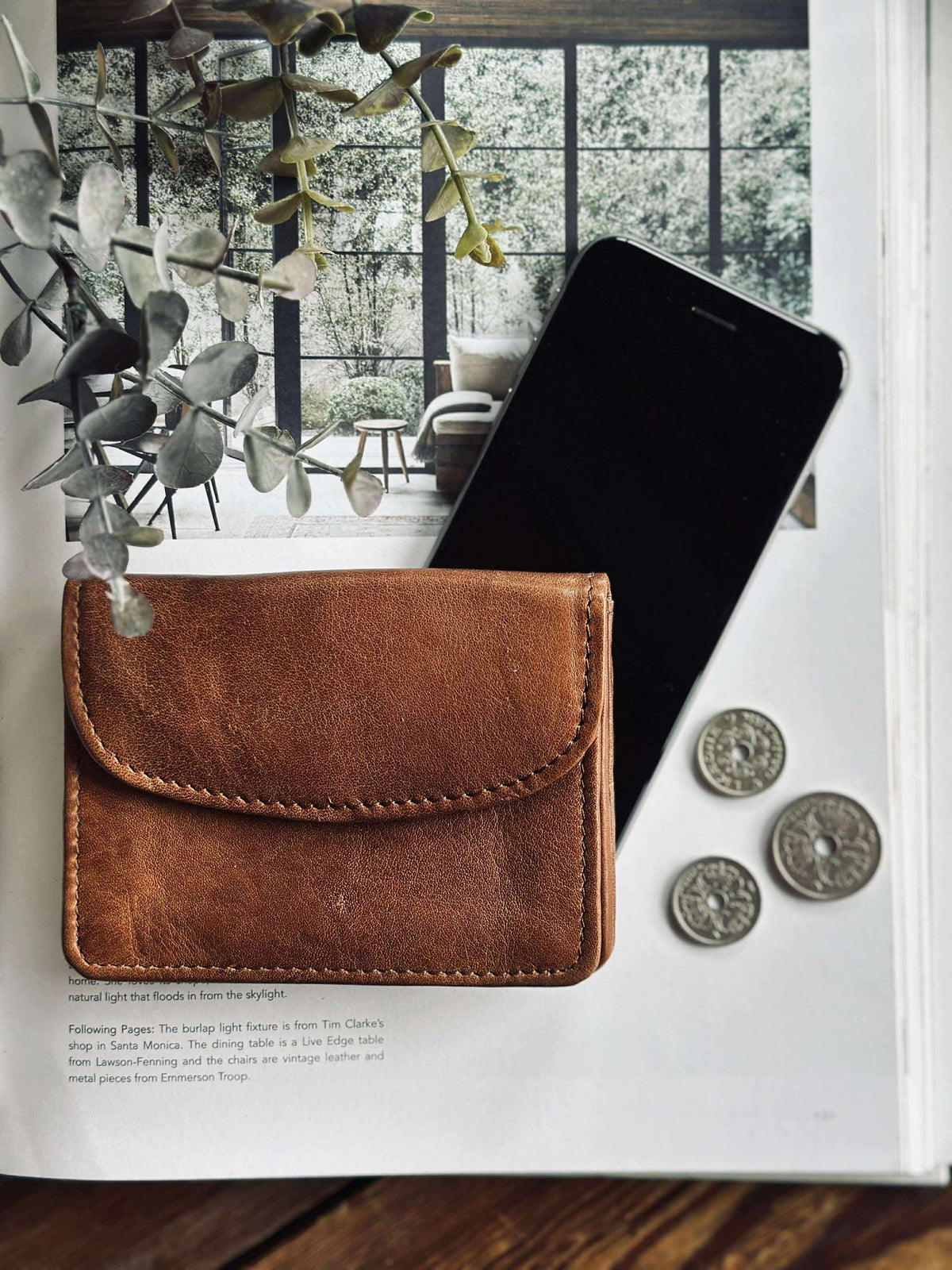 Liten pung URBAN Walnut