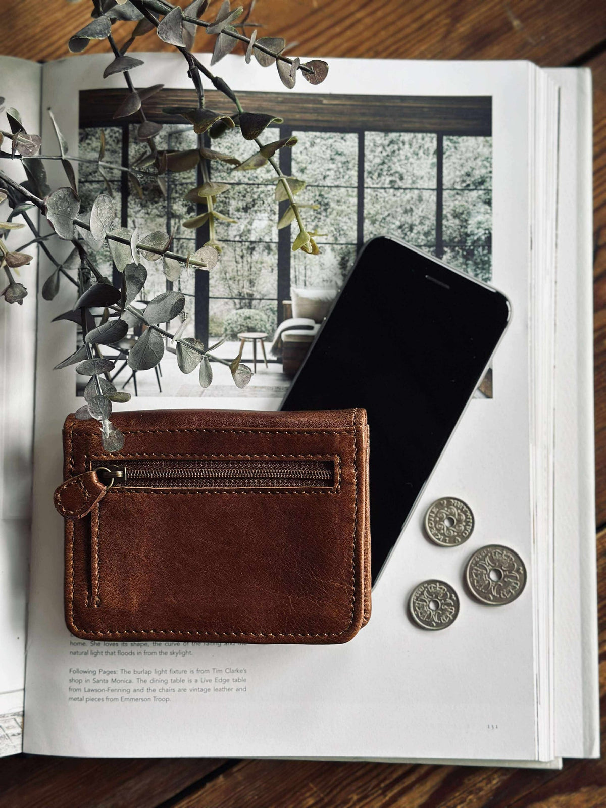Liten pung URBAN Walnut