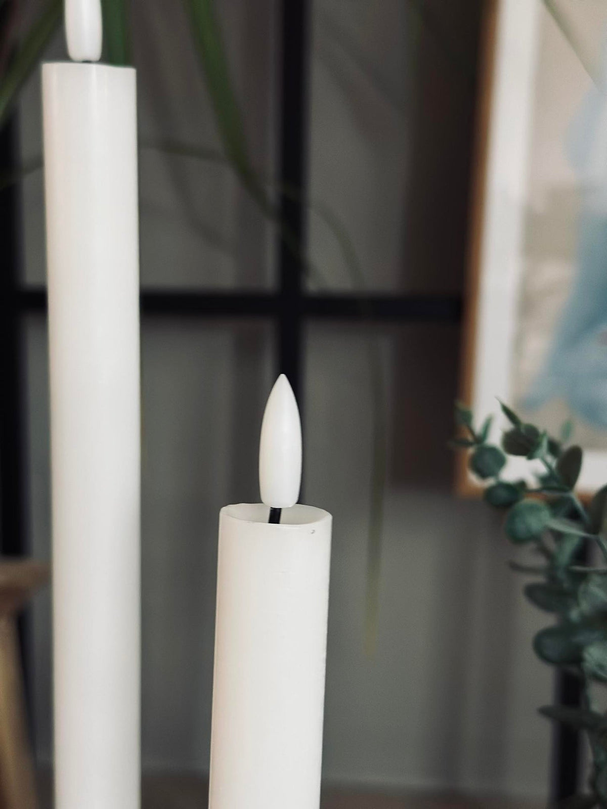 LED-lyspakke med 8 deler - Hvit