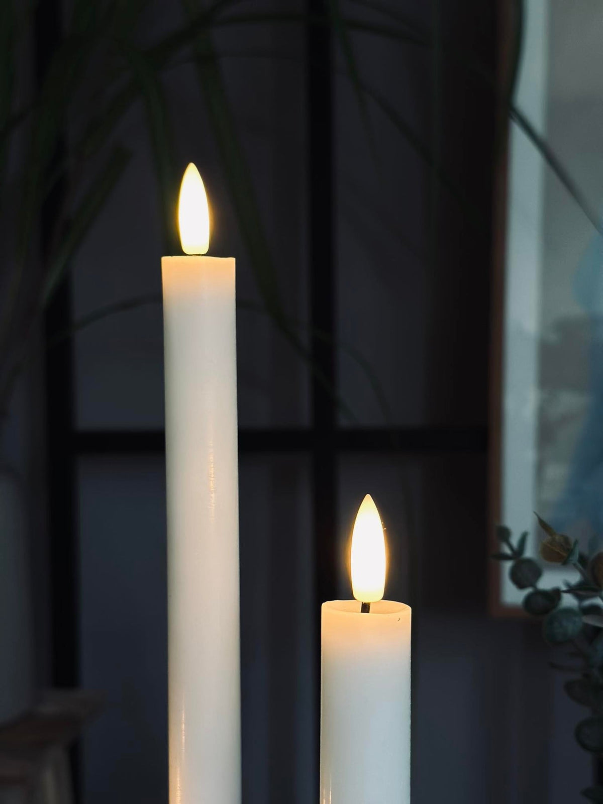 LED-lyspakke med 8 deler - Hvit
