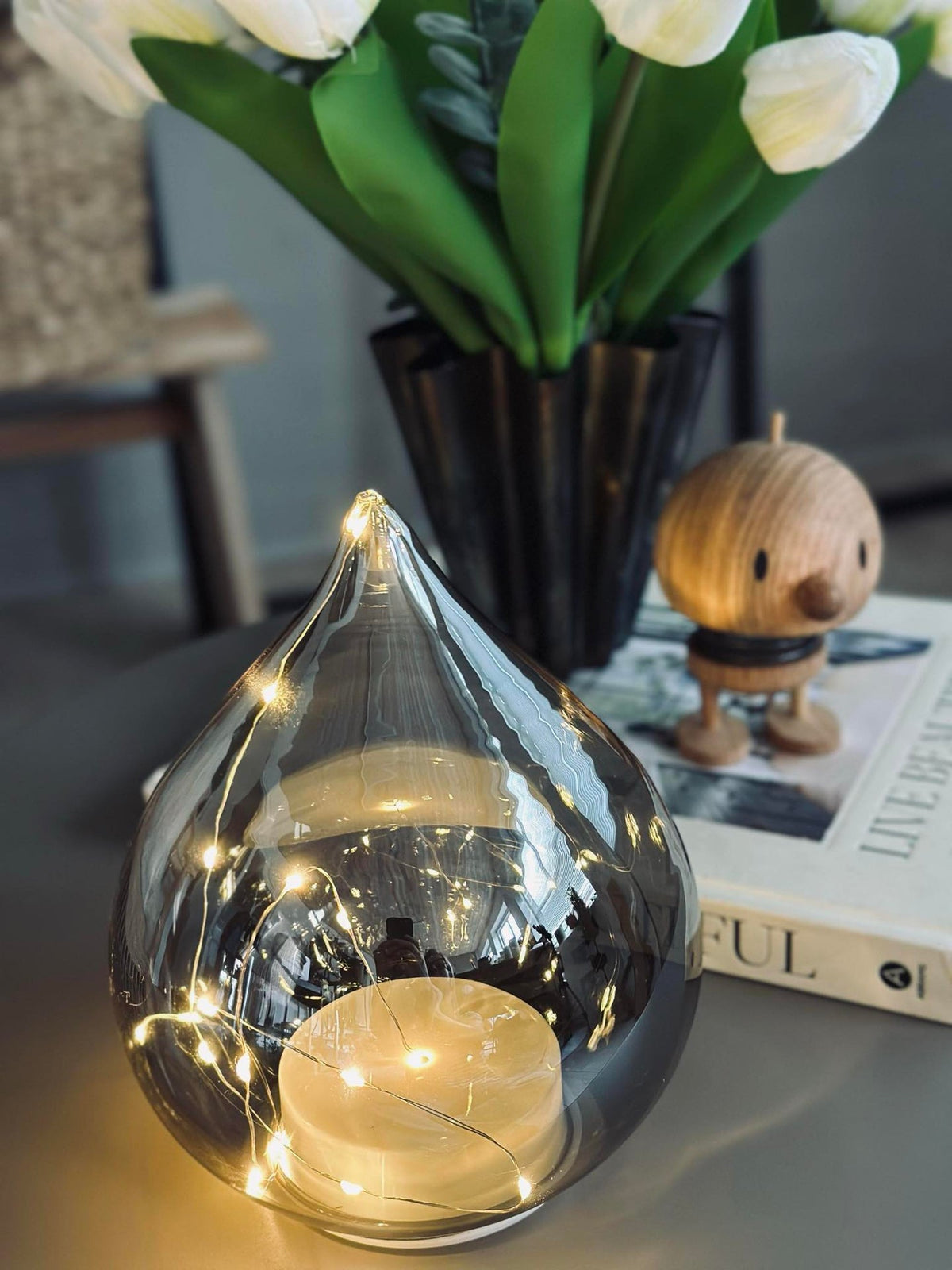 Drop LED-lampe - 19 cm