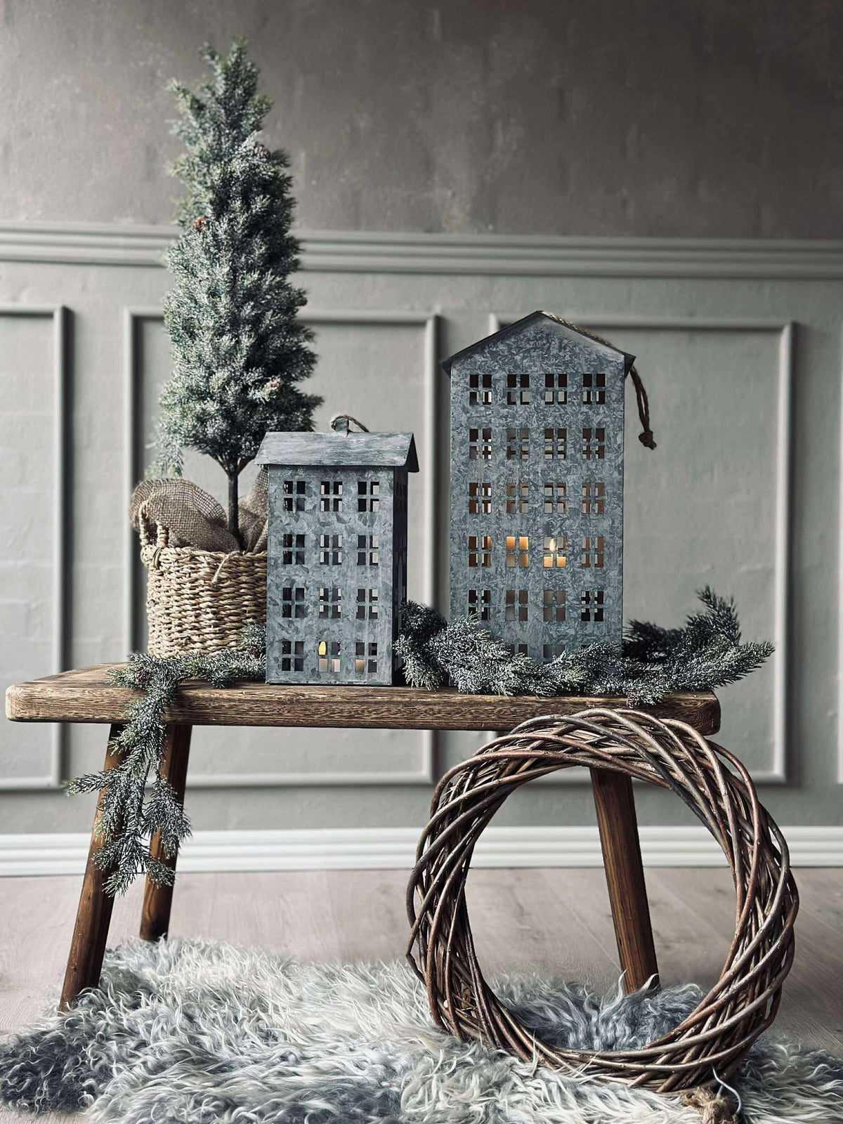 Lanterne Hus 30 cm.