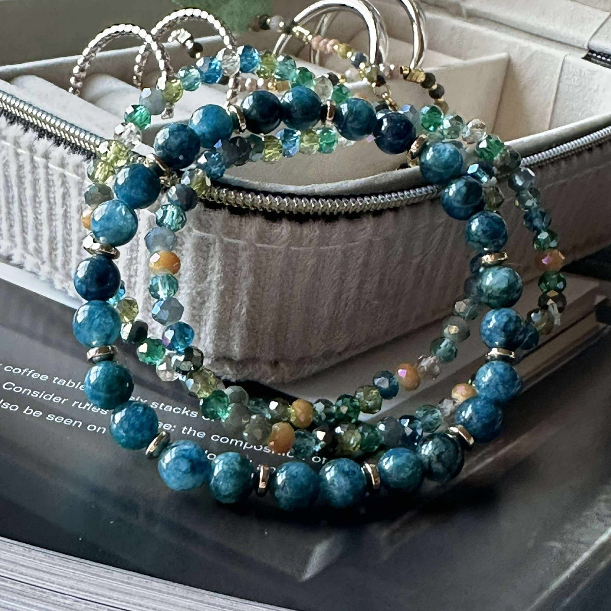 Armbånd Luna Sea Green – Sett med 3 stk