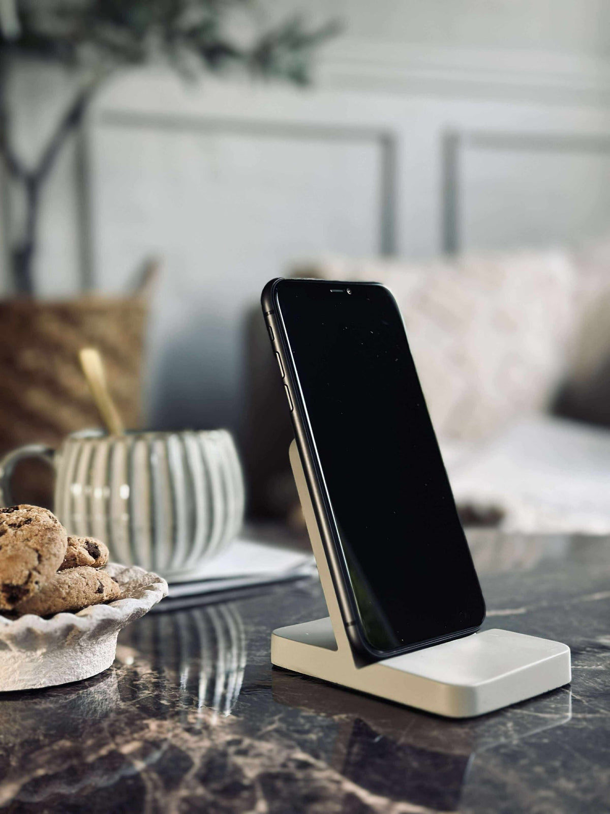 Mobiltelefonholder - Kontor - Pebble grey