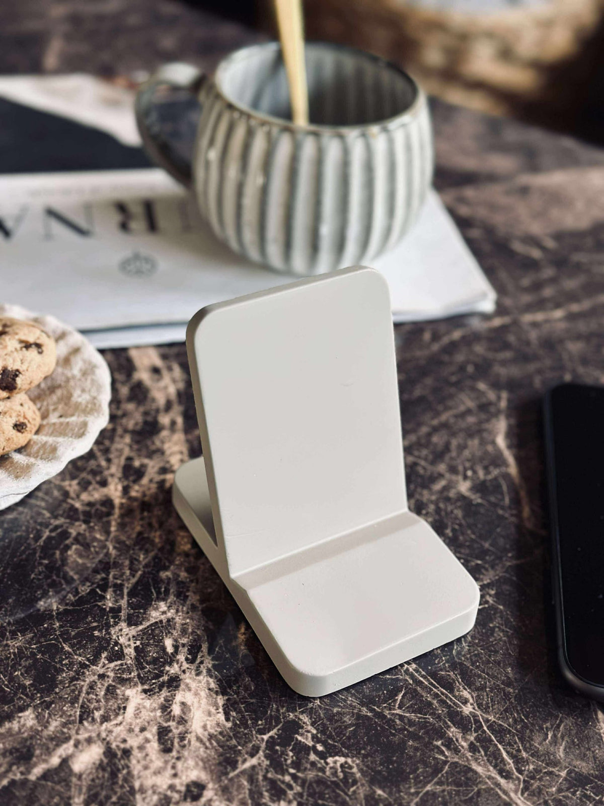 Mobiltelefonholder - Kontor - Pebble grey