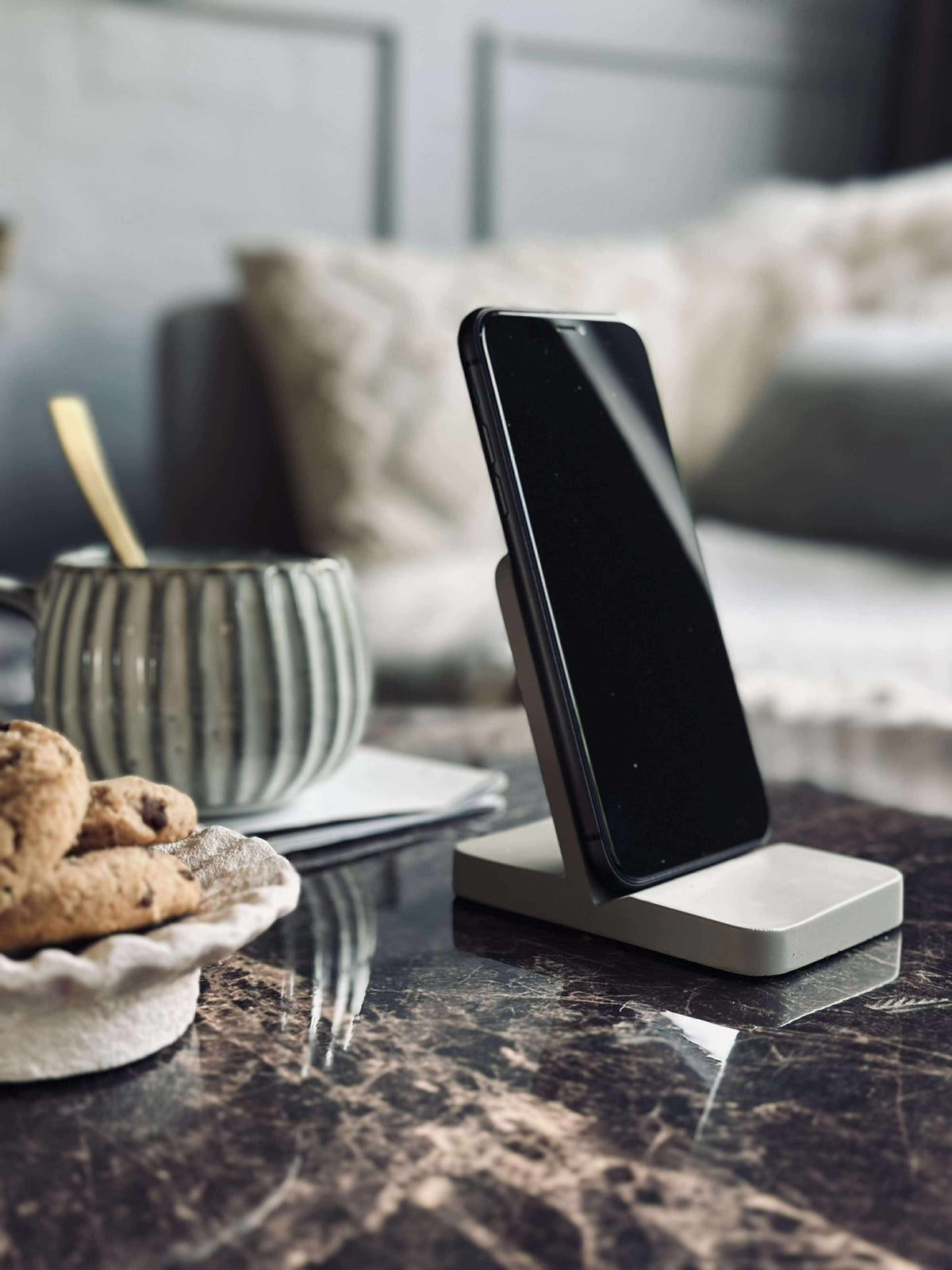 Mobiltelefonholder - Kontor - Pebble grey