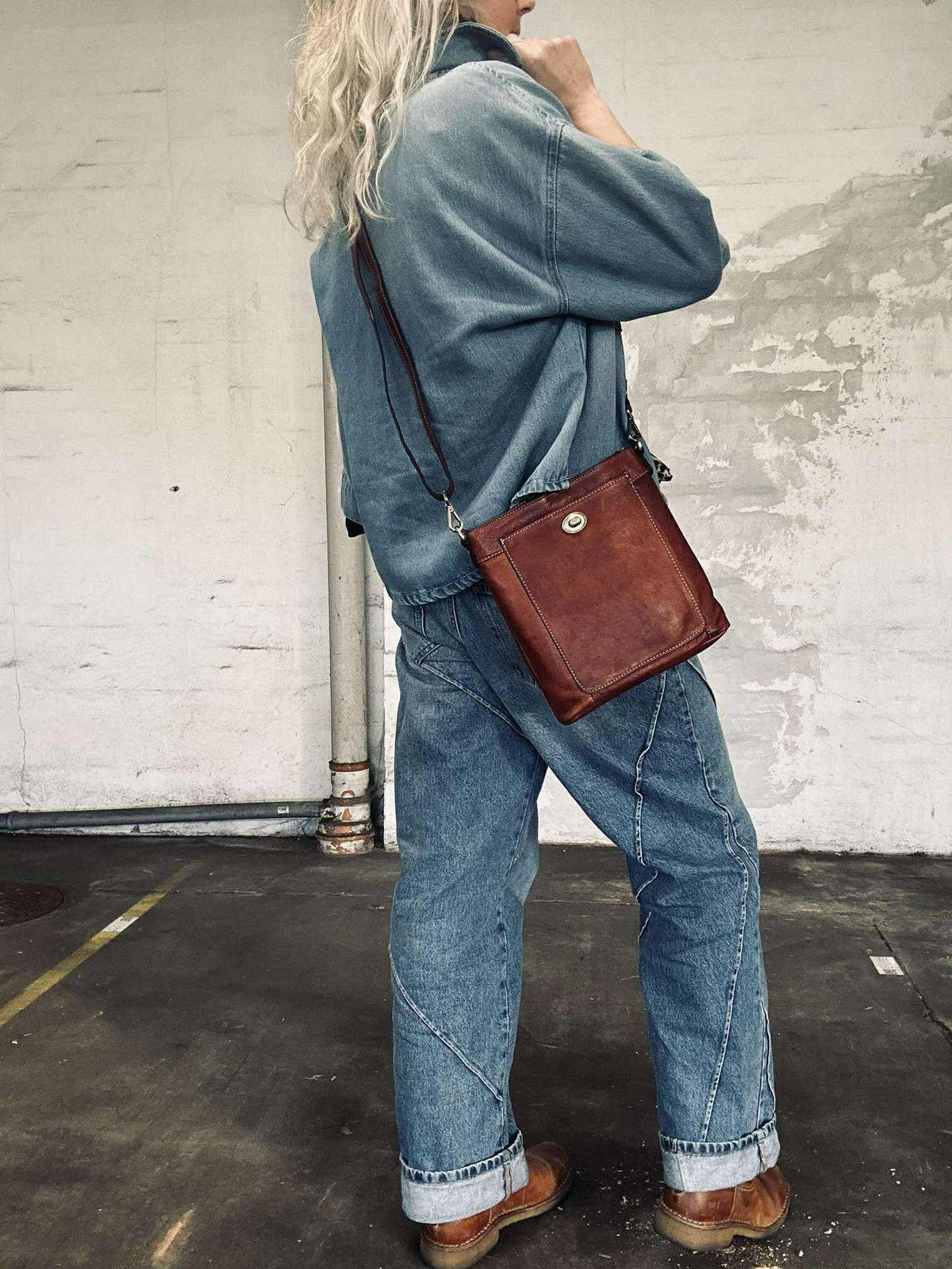 Crossover Moa small - Cognac