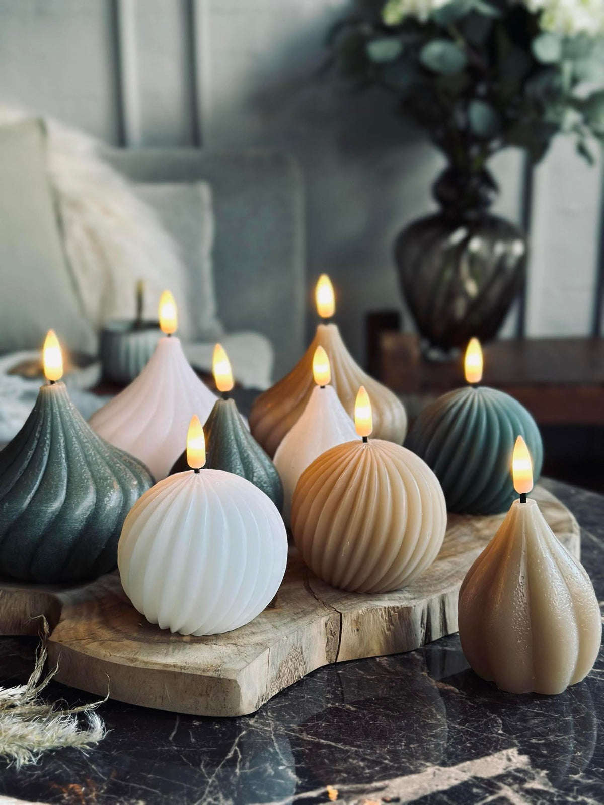 LED Onion-lys - flere farger