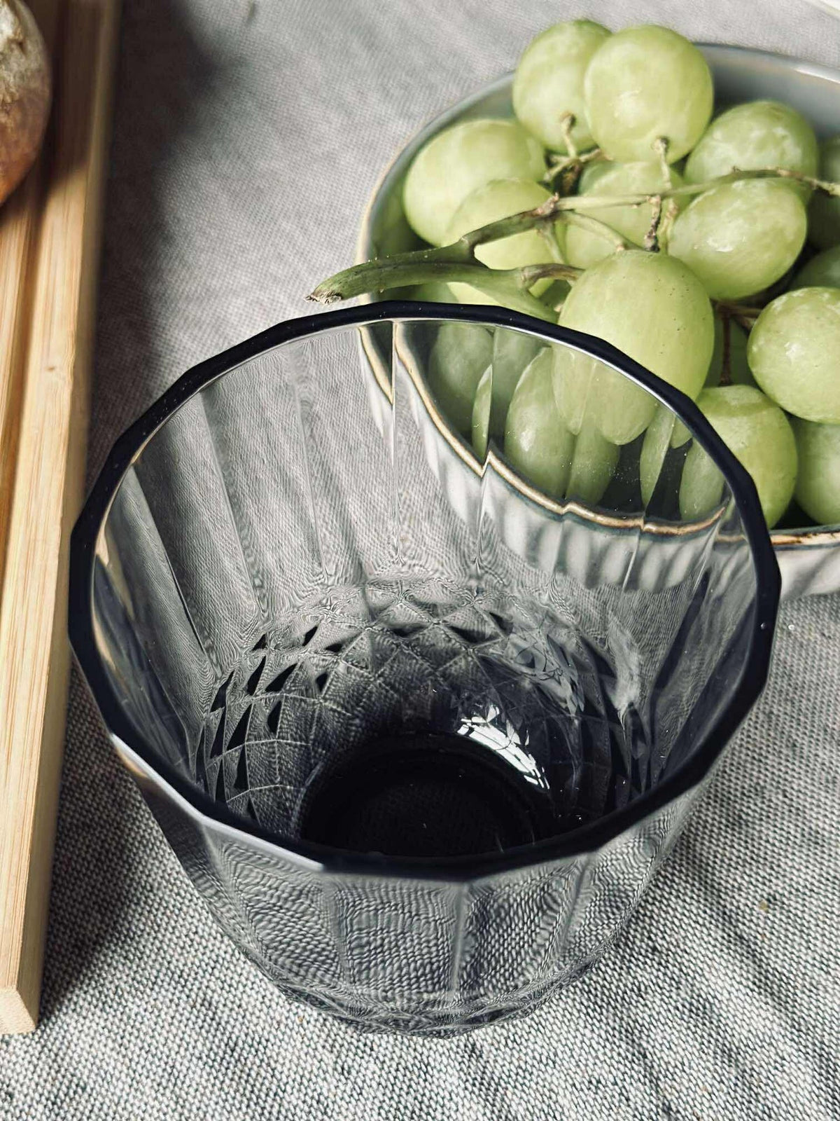 Vannglass Sanna grey 345 ml.