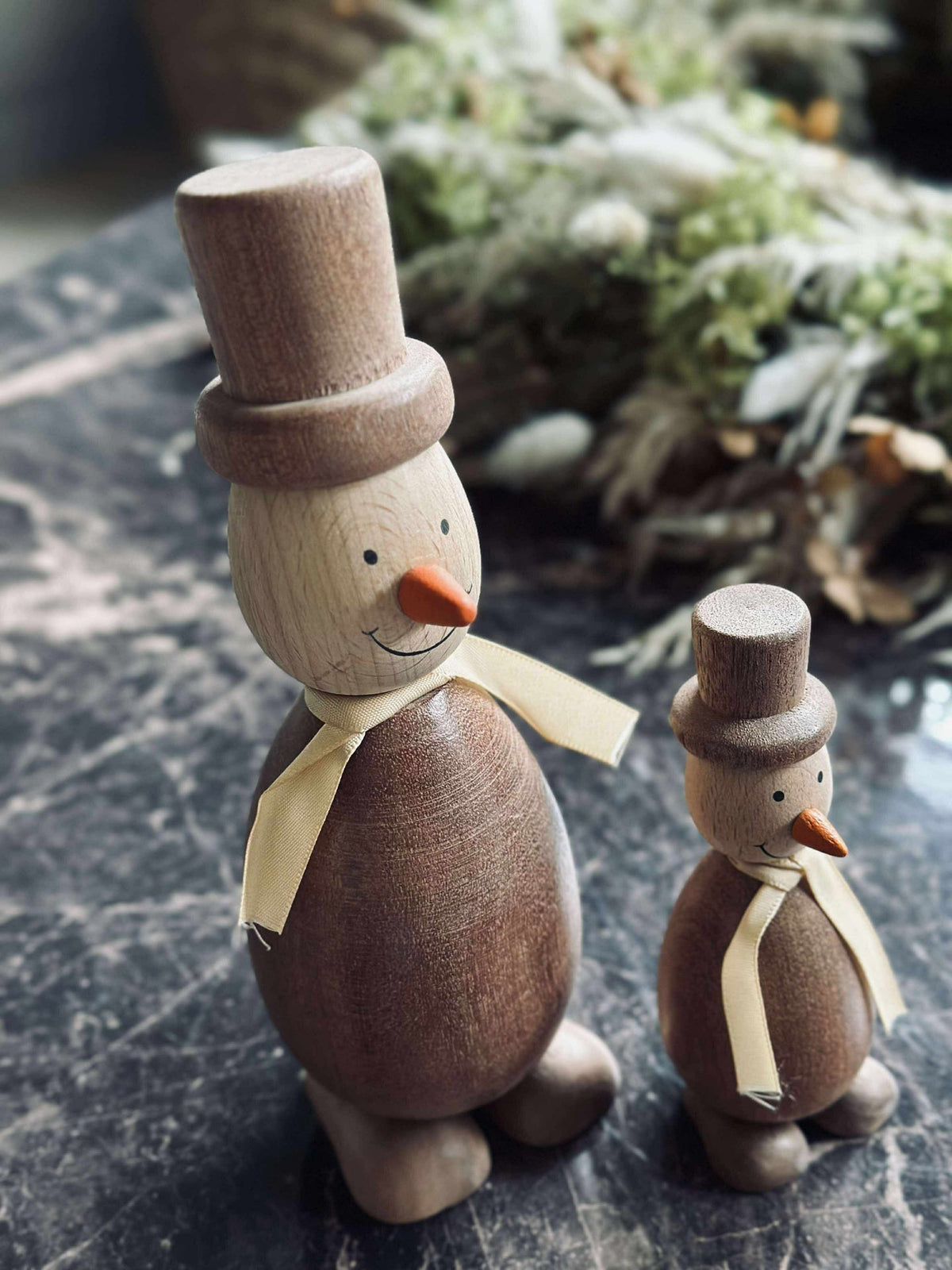 Snømann - wood