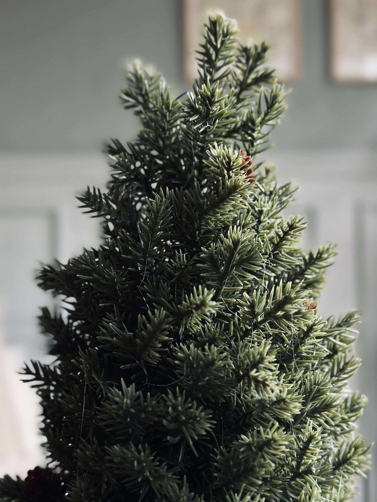 Juletre m. lyskjede - 50 cm.