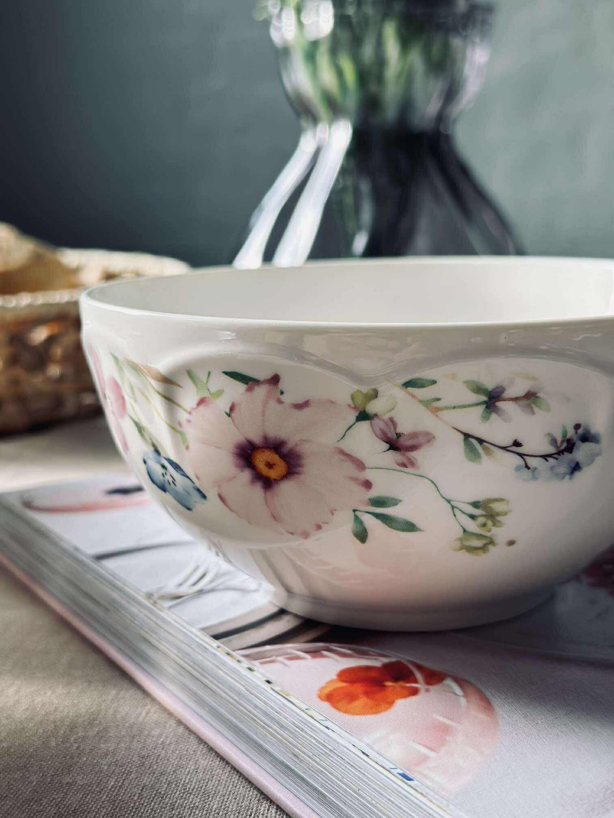Skål Flora Lilla