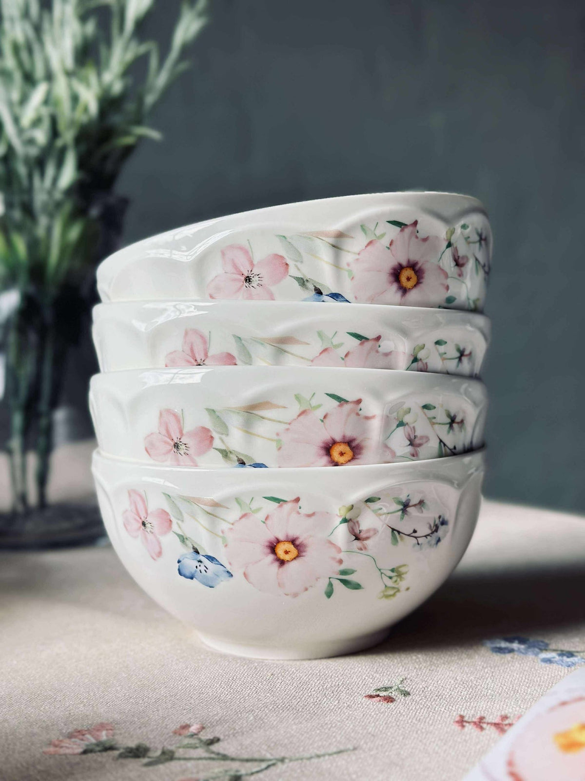 Skål Flora Lilla