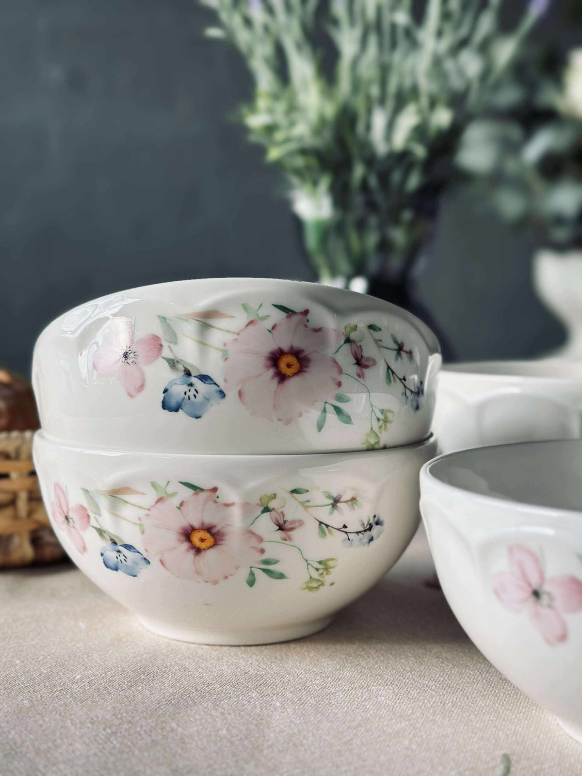 Skål Flora Lilla