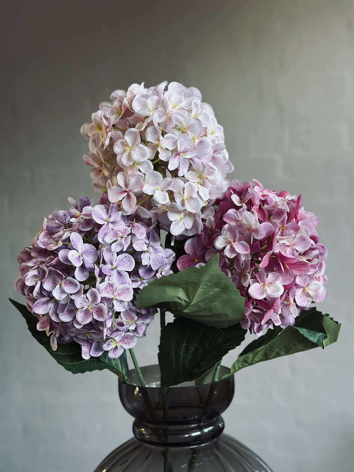 Bukett - Hortensia rosa / lilla