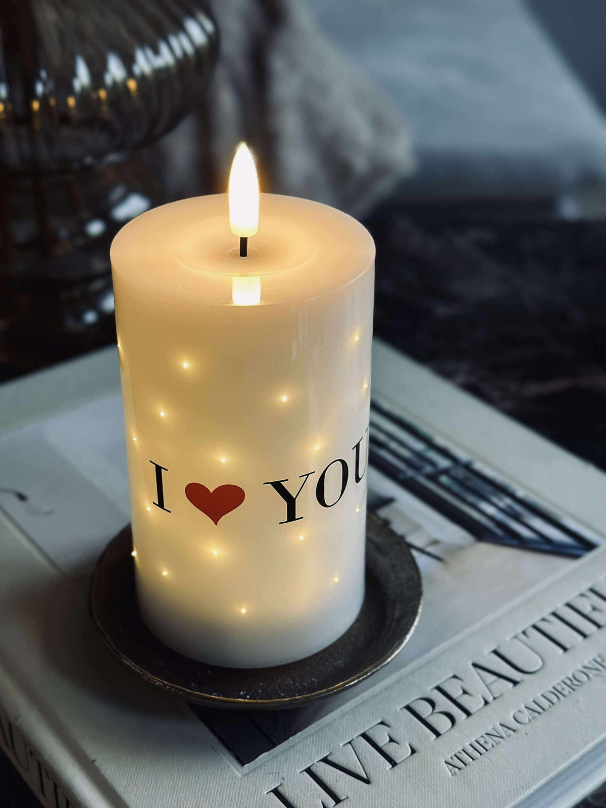 LED Bloklys TWINKLE - Love