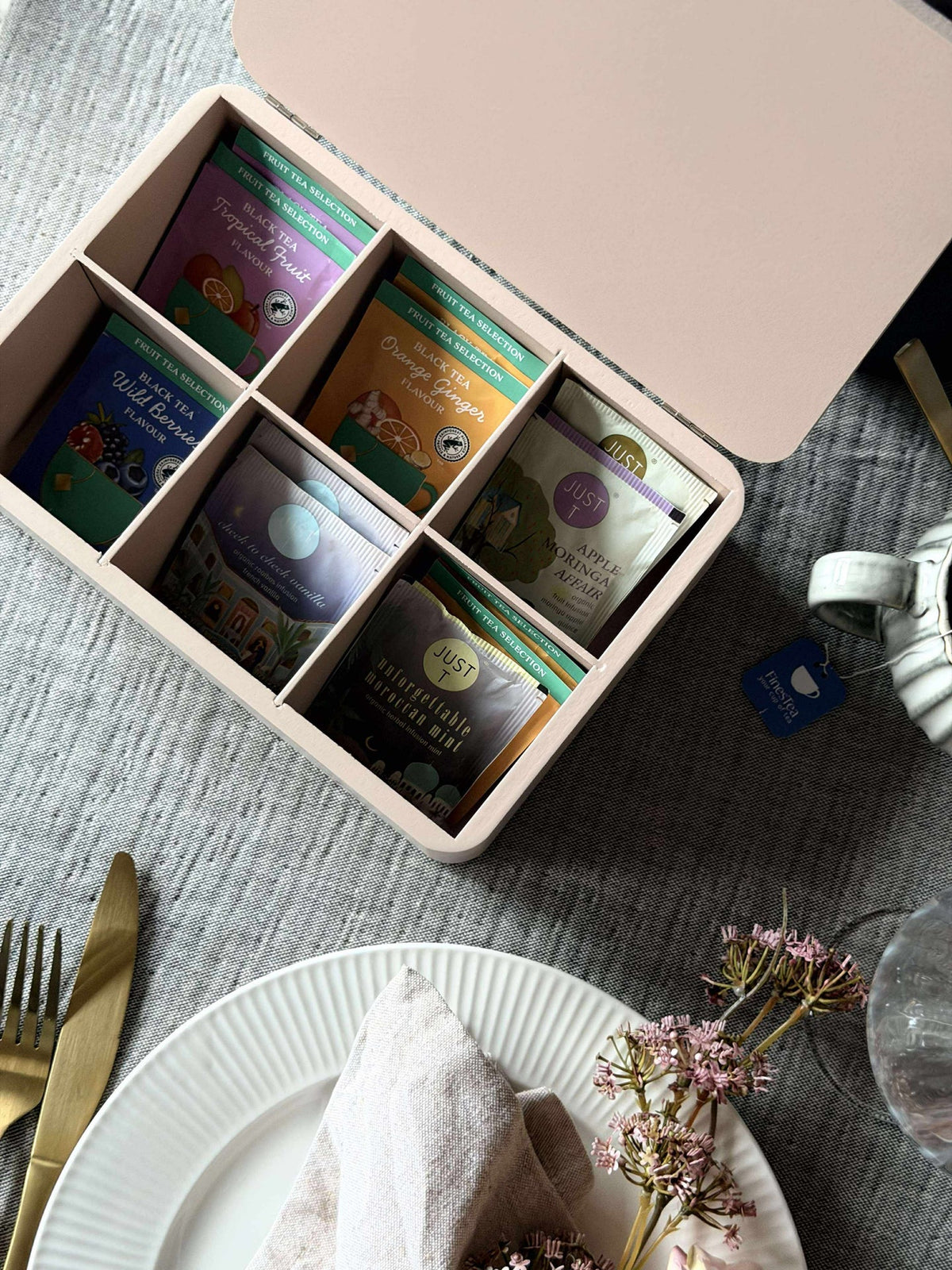TEA kasse - Krem eller Rosa