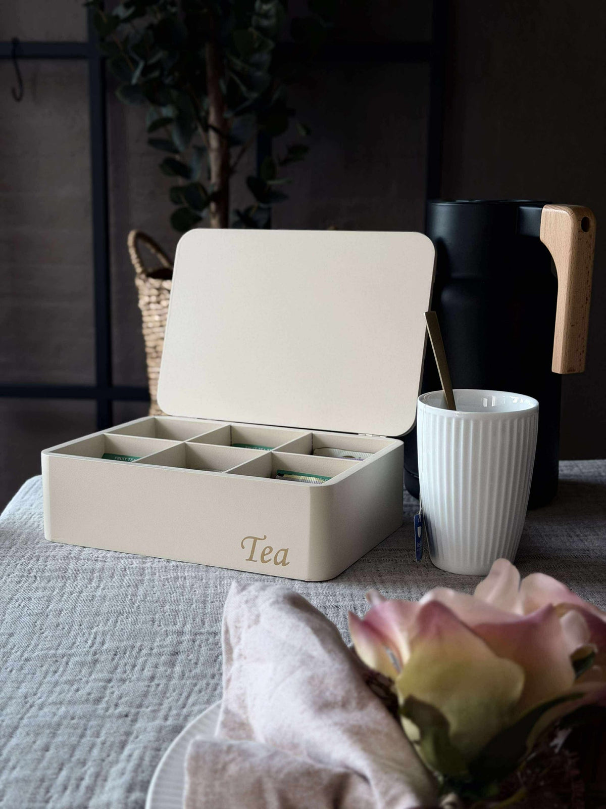 TEA kasse - Krem eller Rosa