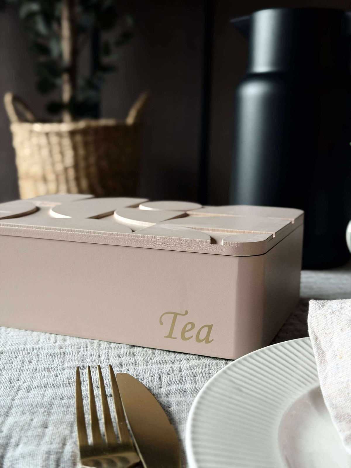 TEA kasse - Krem eller Rosa