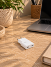 Hurtig USB-C-lader med 2 porter 30W