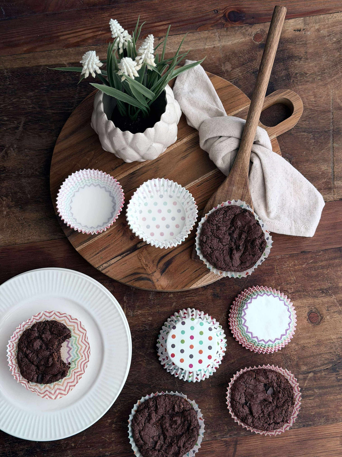 Muffinsformer 60 stk - Color mix