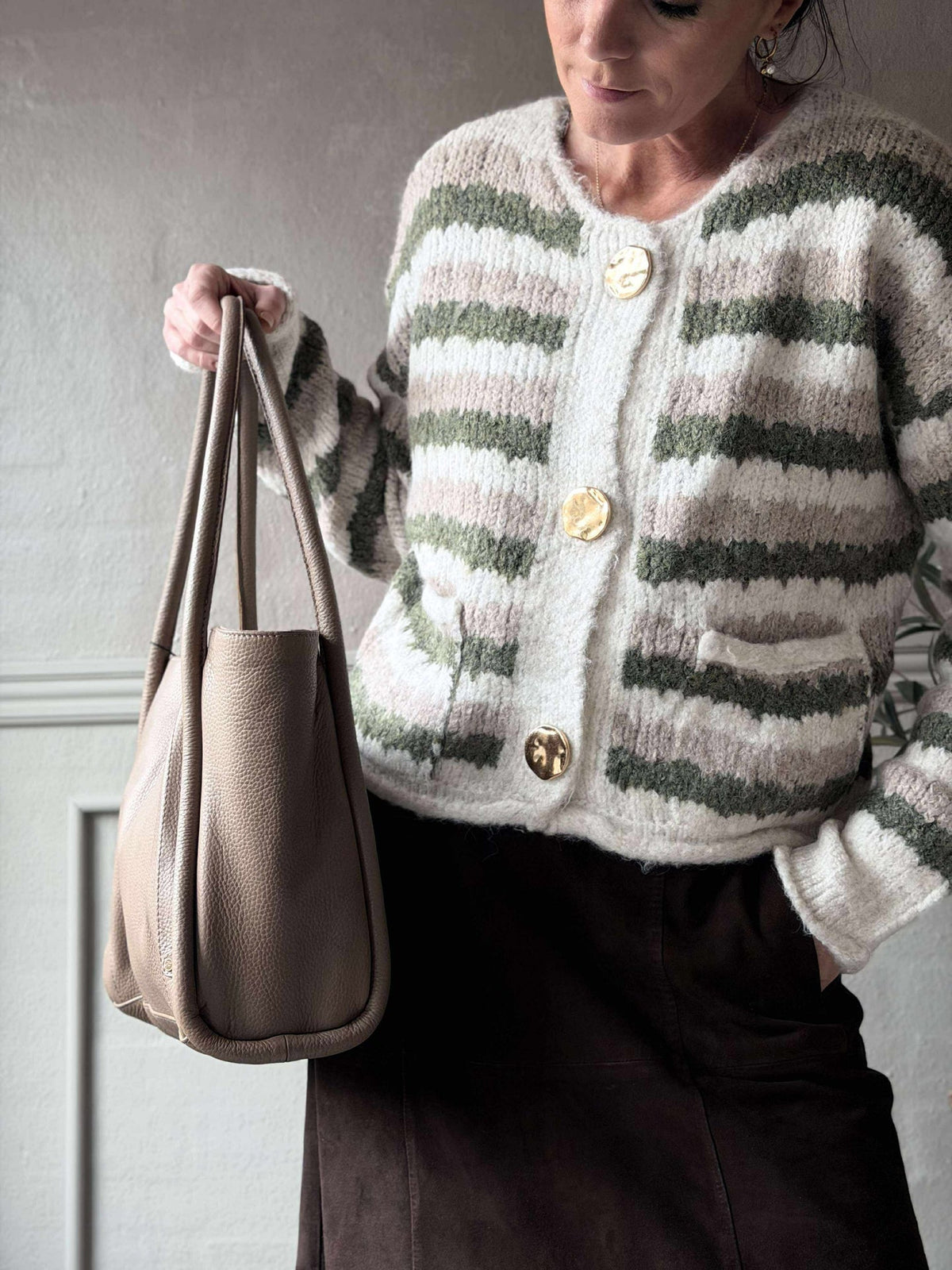 Skulderveske Taupe
