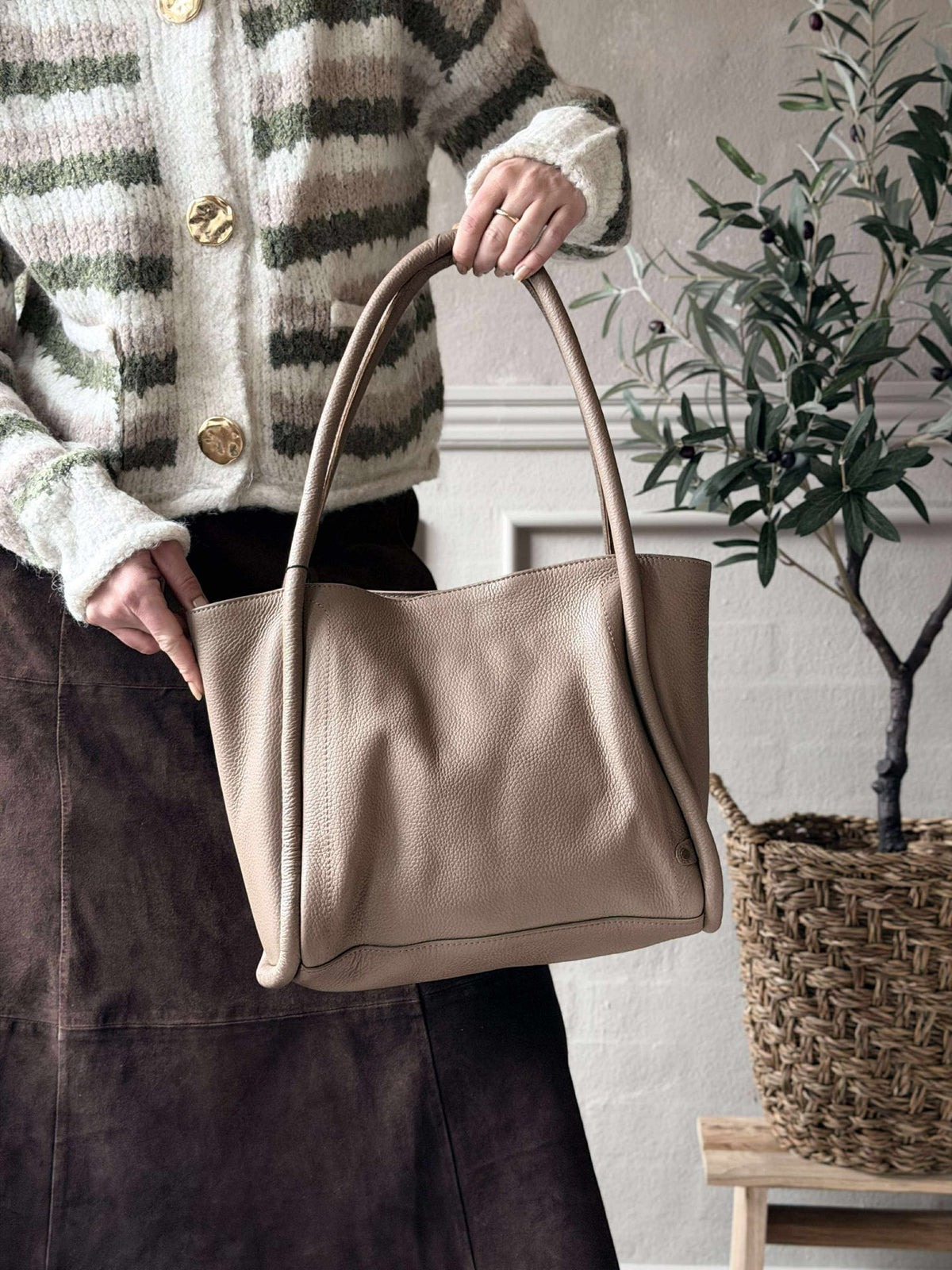 Skulderveske Taupe