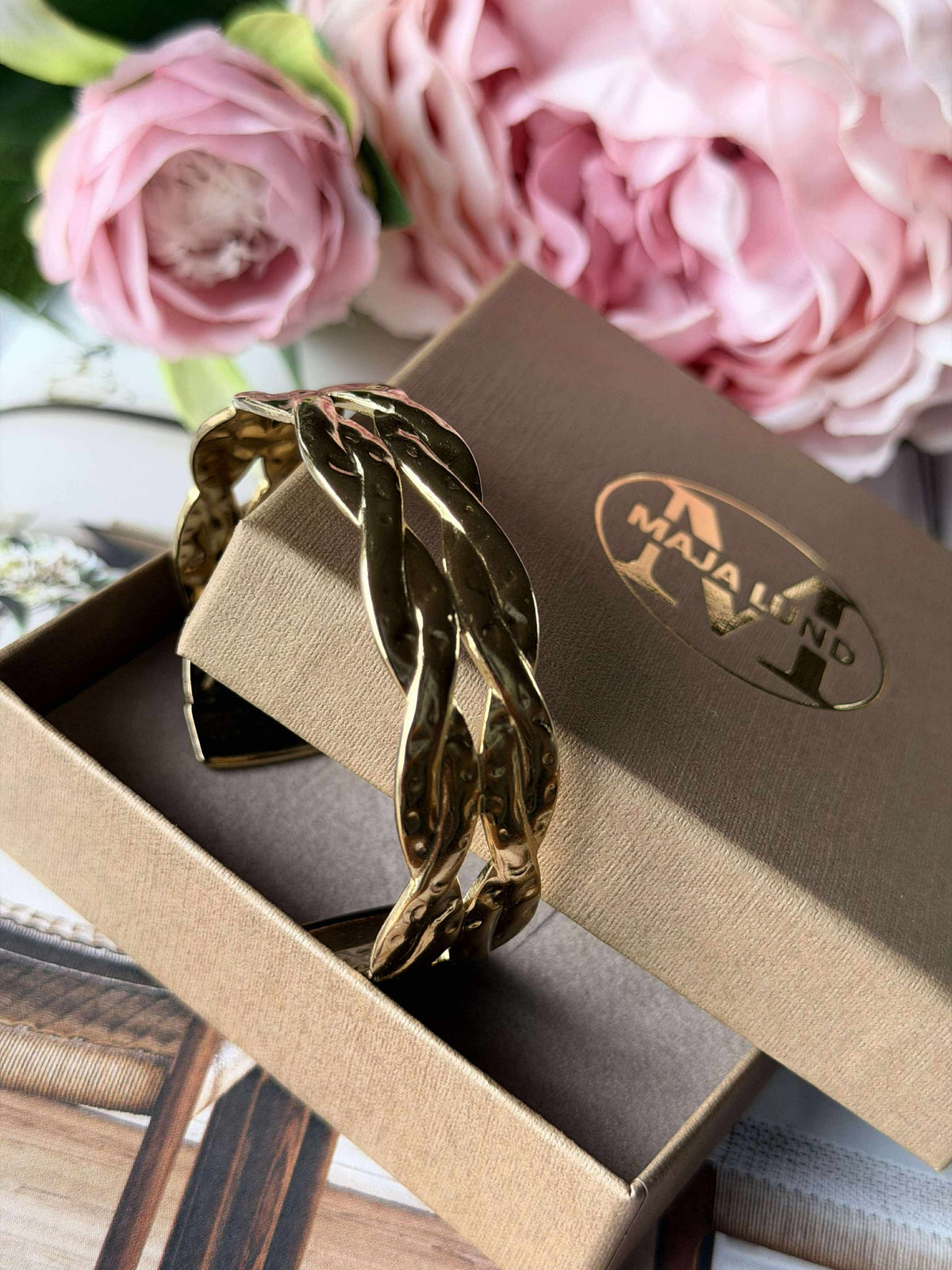 Armbånd Bangle - Malibu forgylt