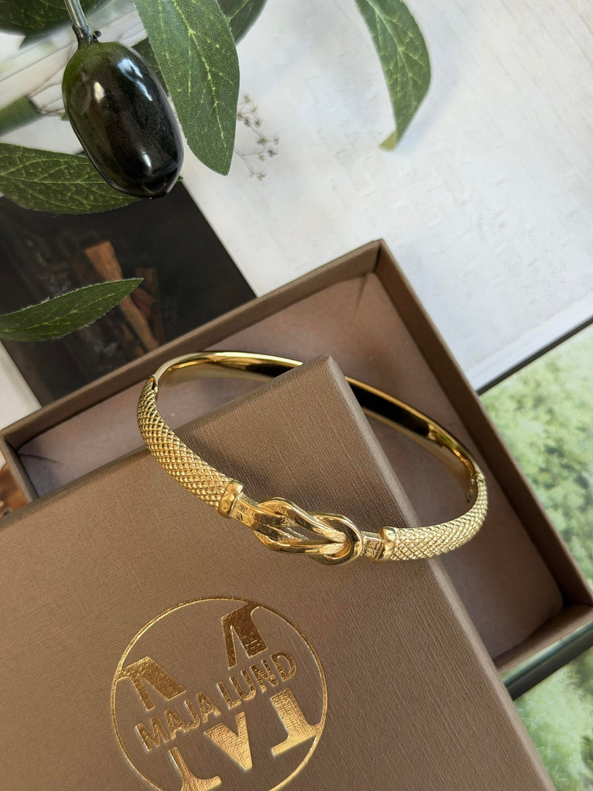 Armring AURELIA forgylt