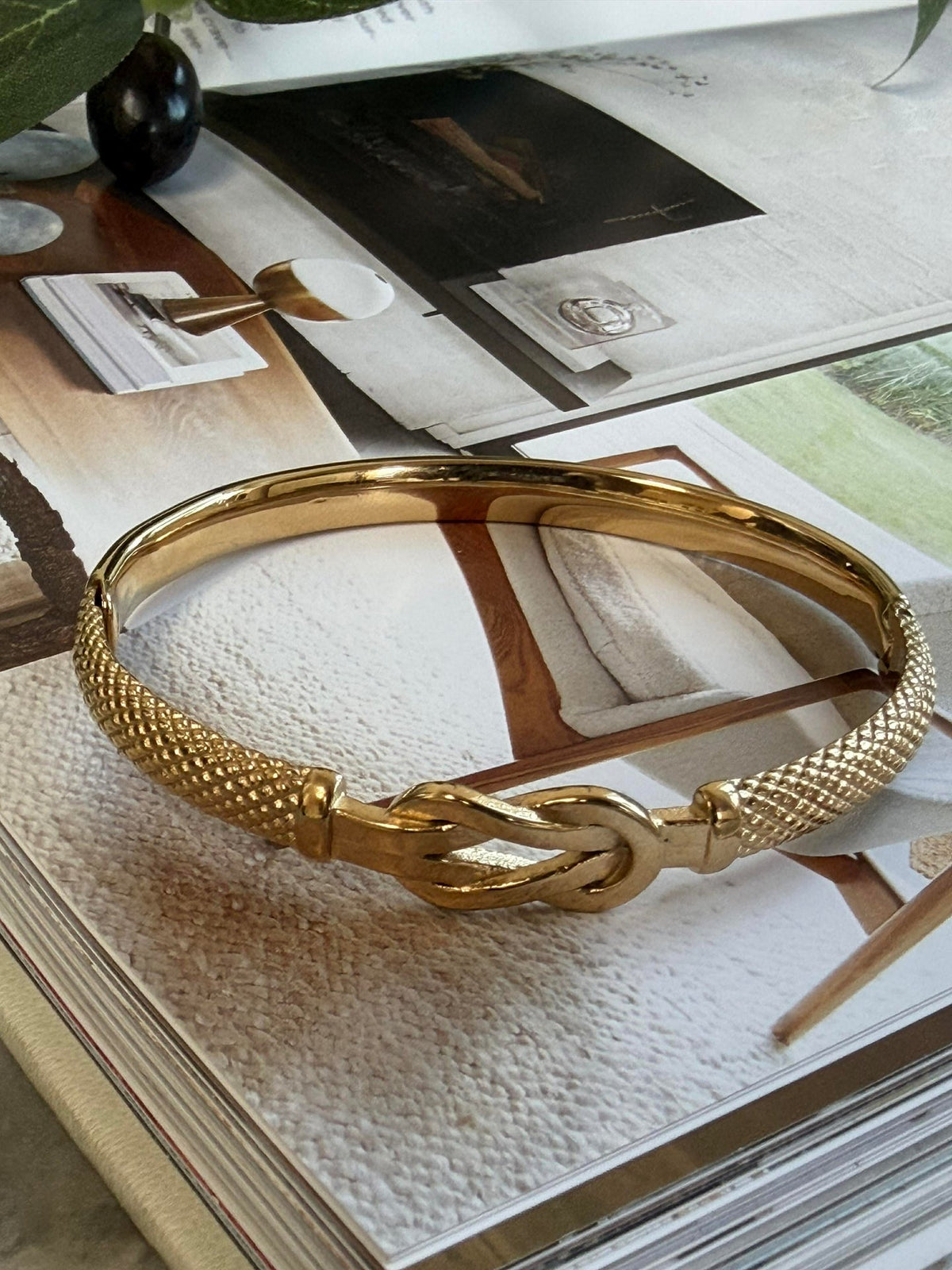 Armring AURELIA forgylt