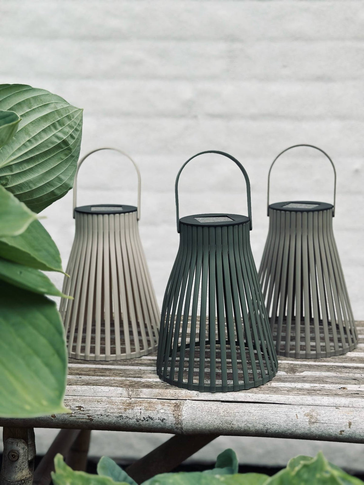 Lanterne med solceller 18cm - Flere fargevalg
