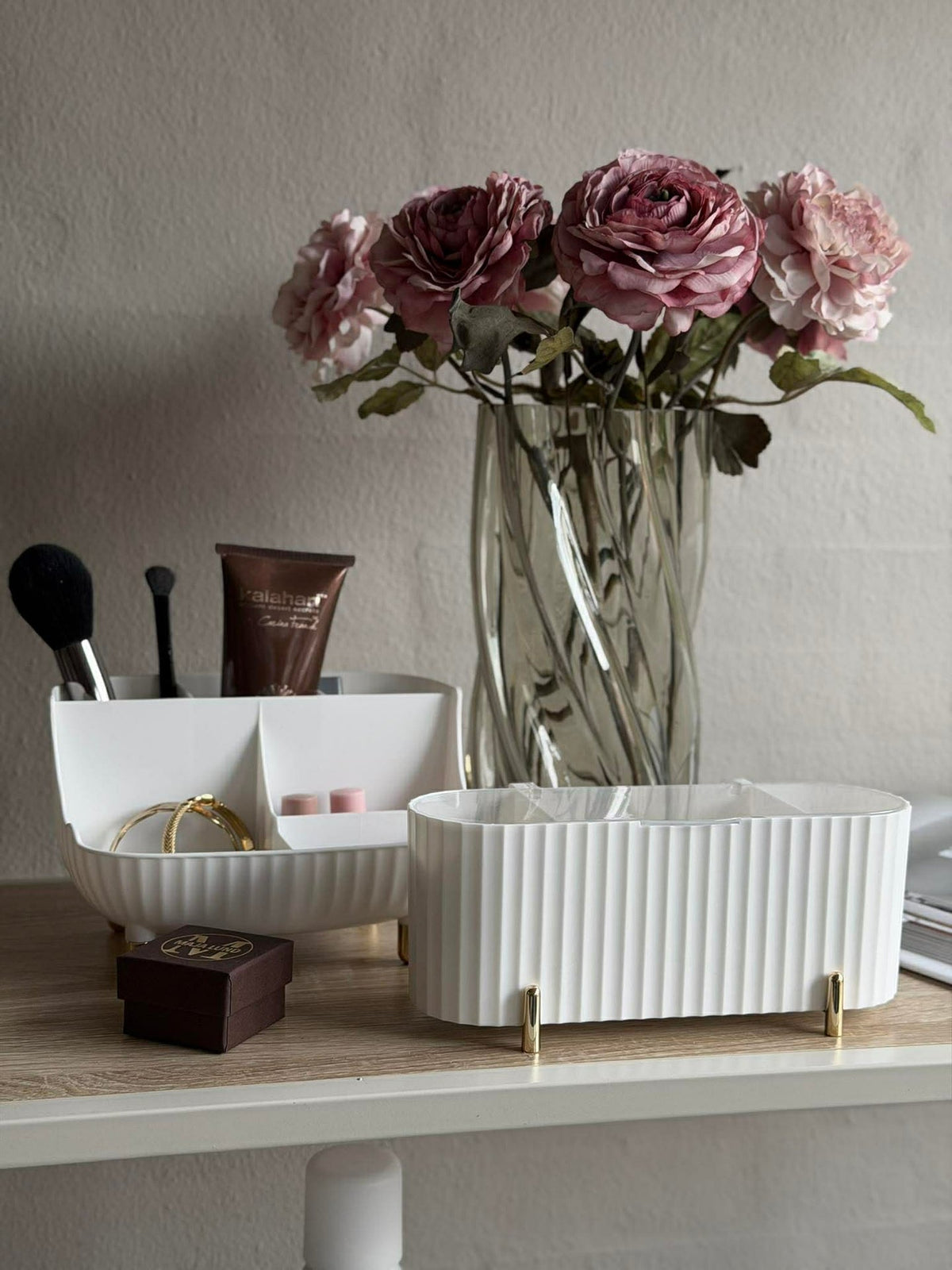 Makeup organiser - Hvit