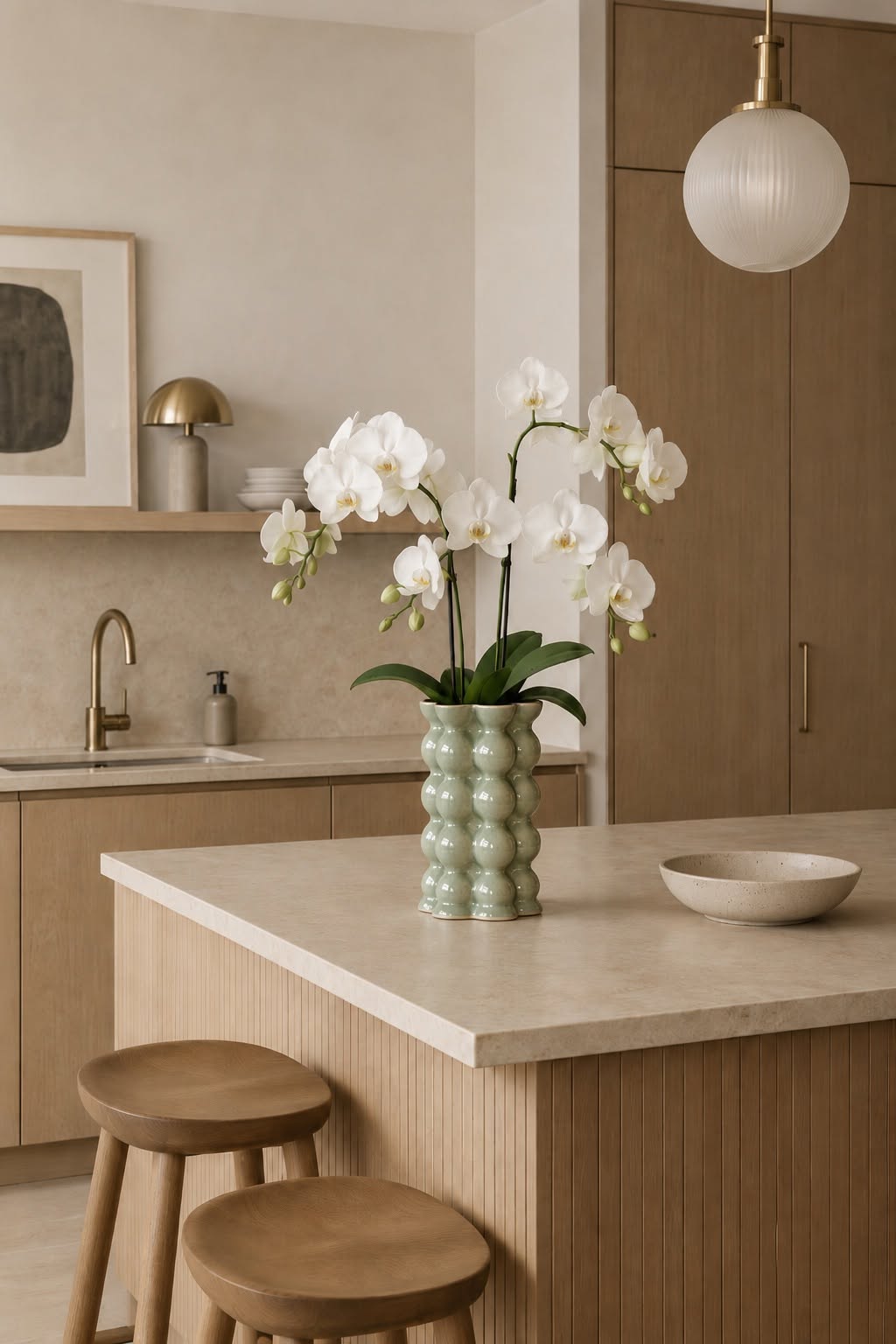 Vase keramikk - Green