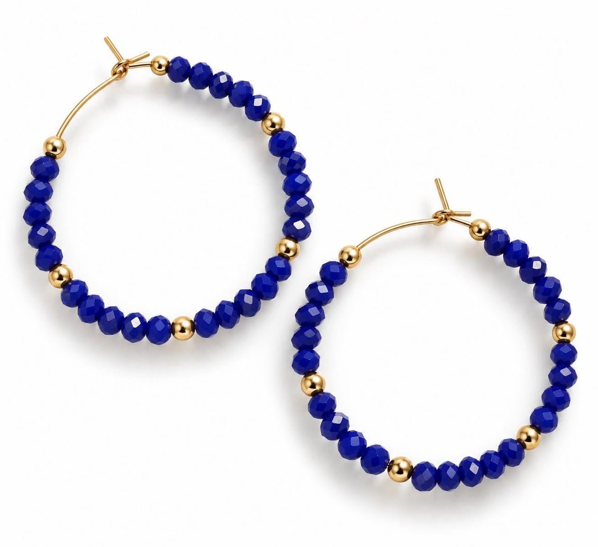 Øreringer Merle – Royal Blue