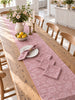 Bordløper JACQUARD Rosa