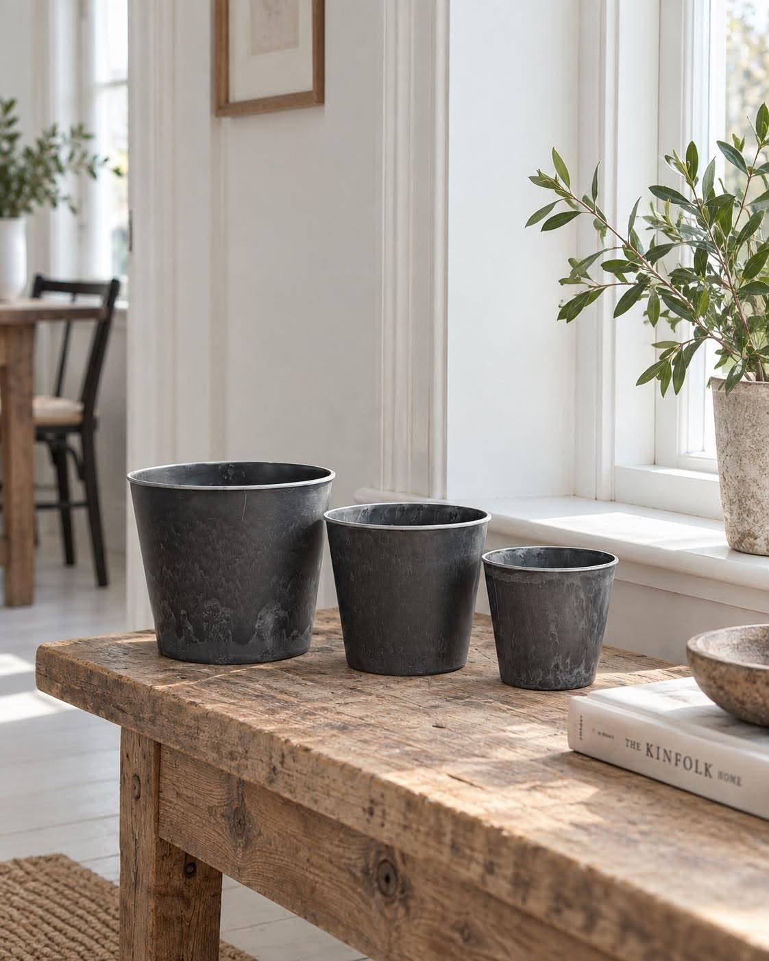 Potte i betonglook – Stor