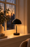 Bordlampe med touch - Sort