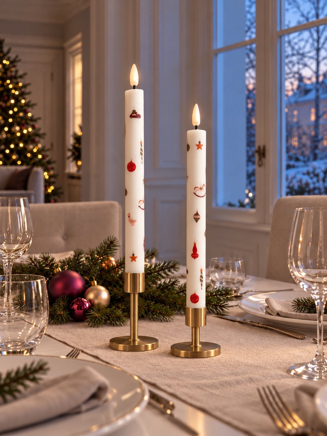 Stakelys jul – med julemotiv