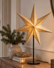 Stjerne bordlampe - Gull