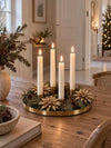 Deco blomster med glitter - 4 stk